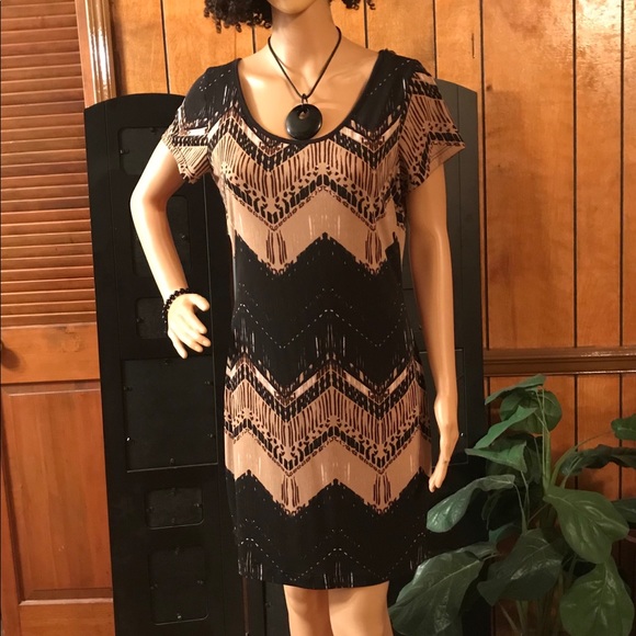 Chiffon print Dress - Picture 1 of 4